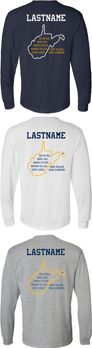 2023 HHS State Swim Shirt Designs - Back